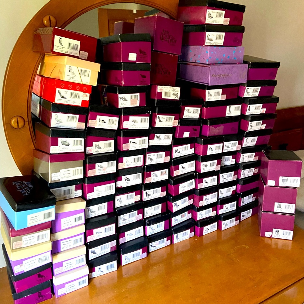 Just the Right Shoe, Willow Hall, and Nostalgia, they are being liquidated!